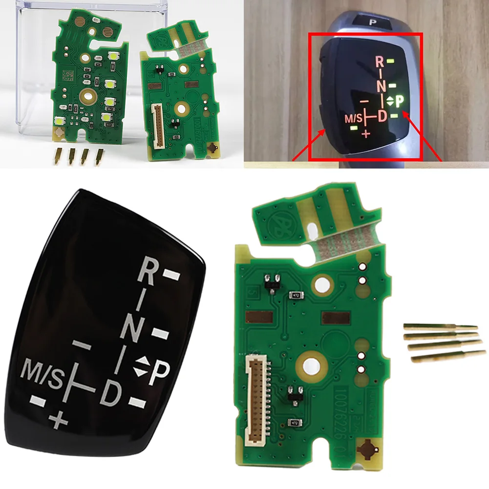 1Set Car Gear Shift Knob Panel With LED Circuit Board For BMW F Series 3 4 5 6 7 X3 X4 X5 X6 Accessories
