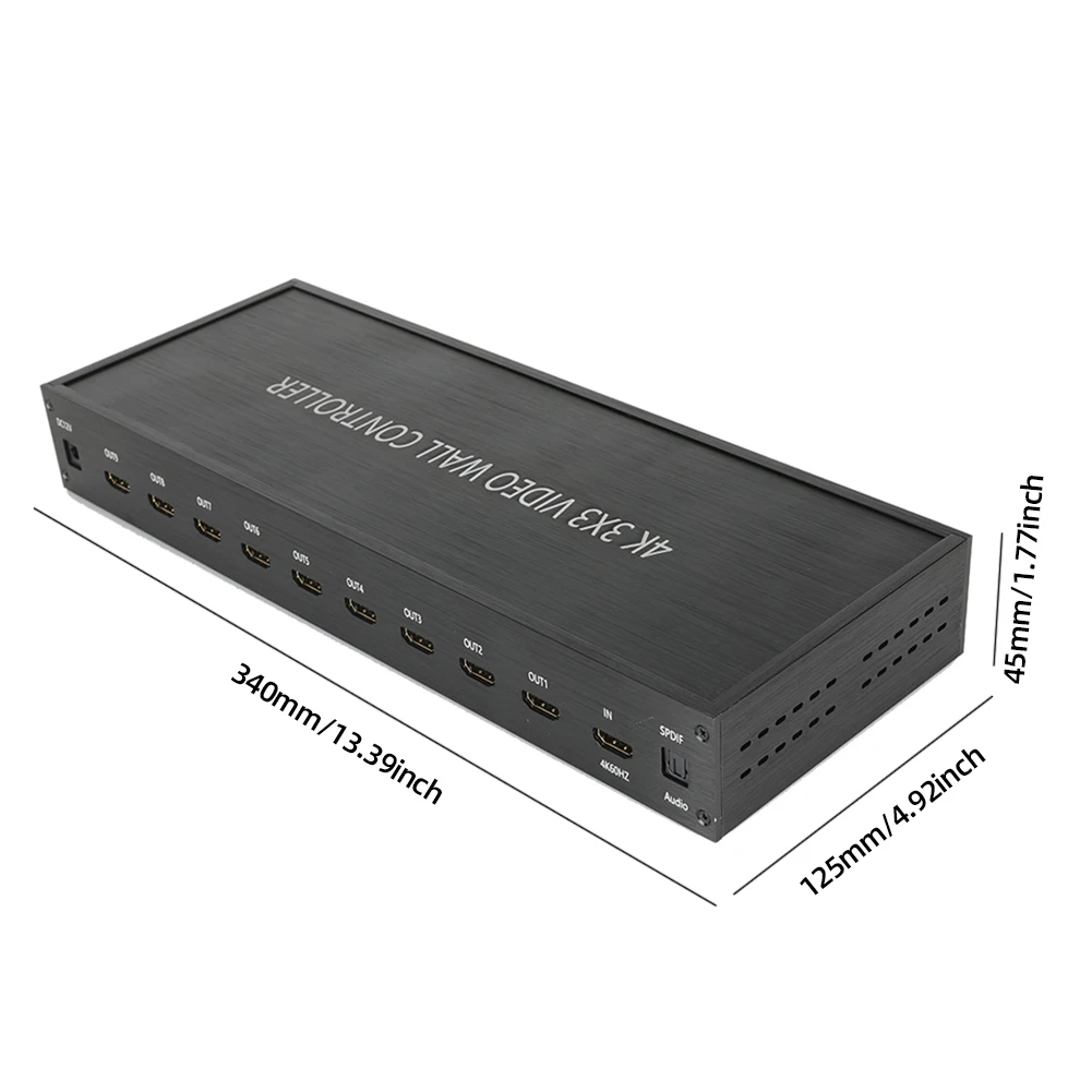 ÷  ÷   Ʈѷ, HDMI ȣȯ  ũ μ, 4K, 3x3, 1 Է, 9 