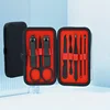 Fantasy Butterfly-Themed Manicure Set – Premium Metal Nail Care Tools with Red & Black Mixed Case – Elegant Unisex Professional 3