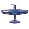 VolantexRC Mini F4U V2 EPP 400mm Wingspan 2.4G 4CH 6-Axis Gyro One Key Aerobatics XPilot Stabilization System RC Airplane Glider 6