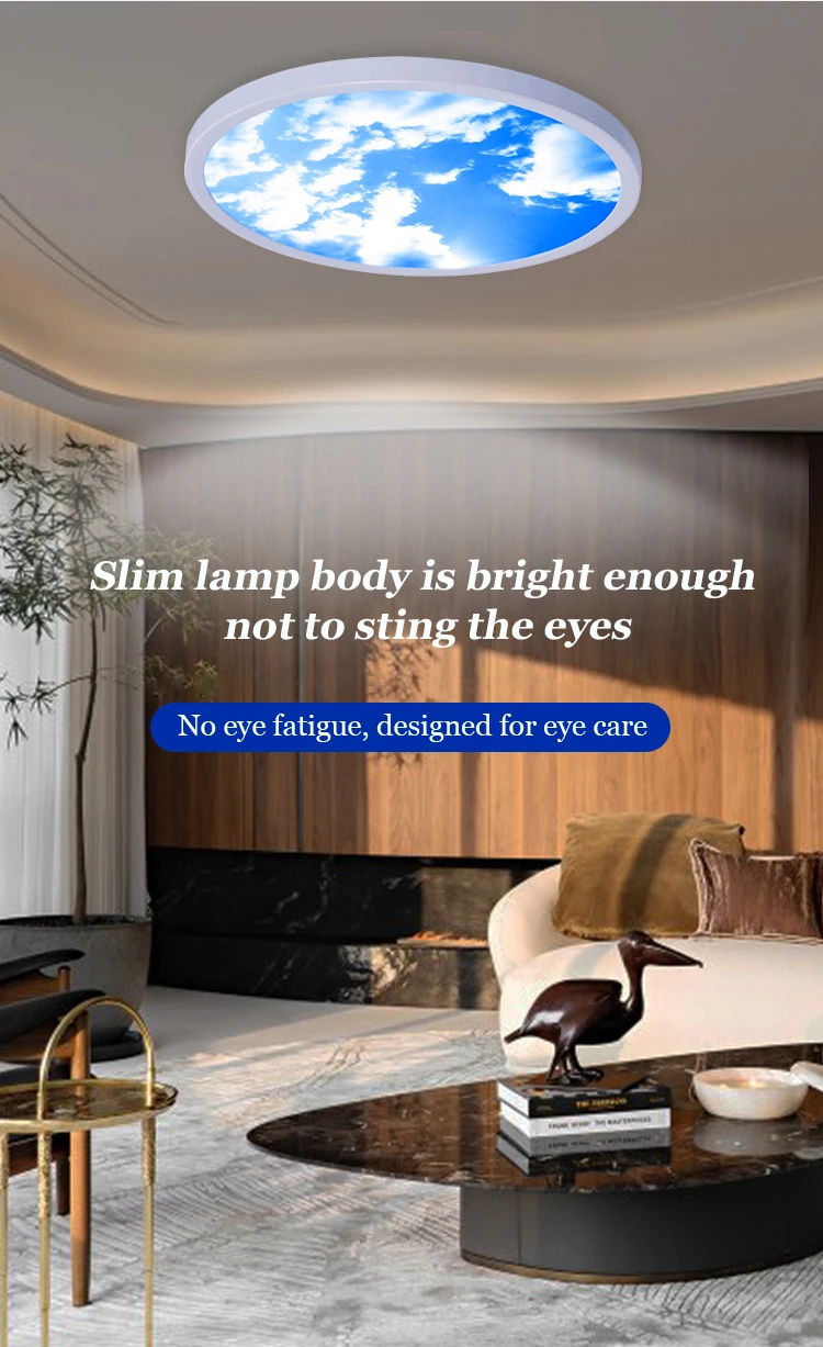 Description Picture 4 of itemLED Ceiling Lamp 28W 85-265V Ceiling Light Adjustable Color Temperature Eye Portecion Ceiling Lighting Lamp for Room Bedroom
