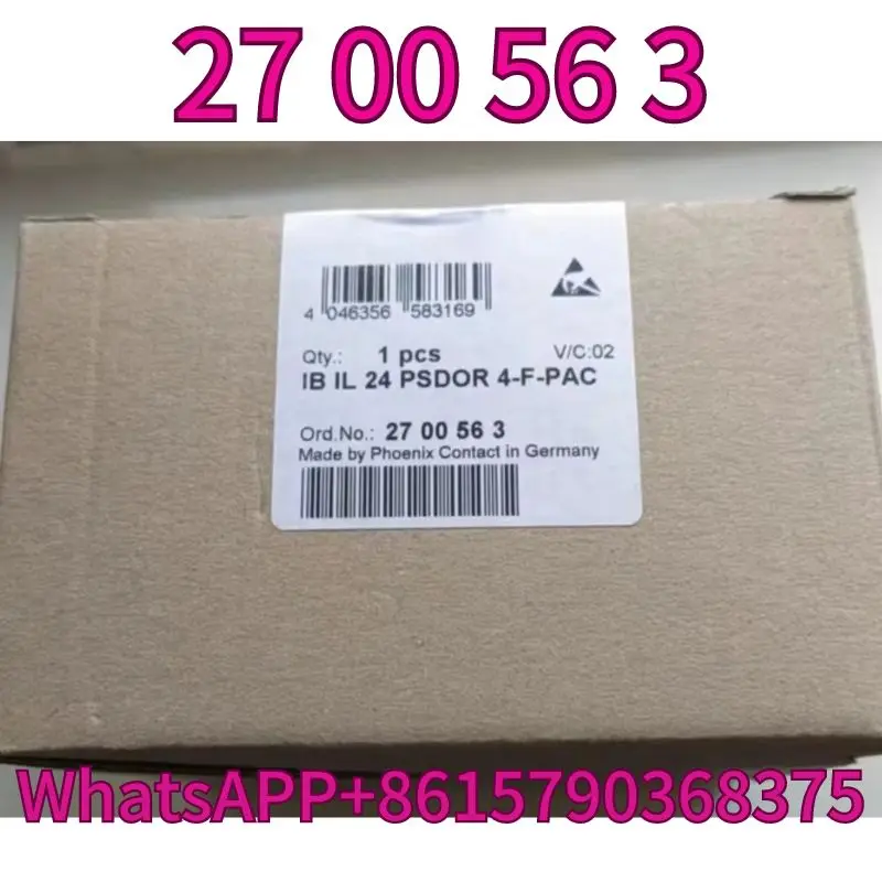 

Brand new relay safety module IB IL24 PSD OR 4-F-PAC 27 00 56 3 with a one-year warranty for quick delivery