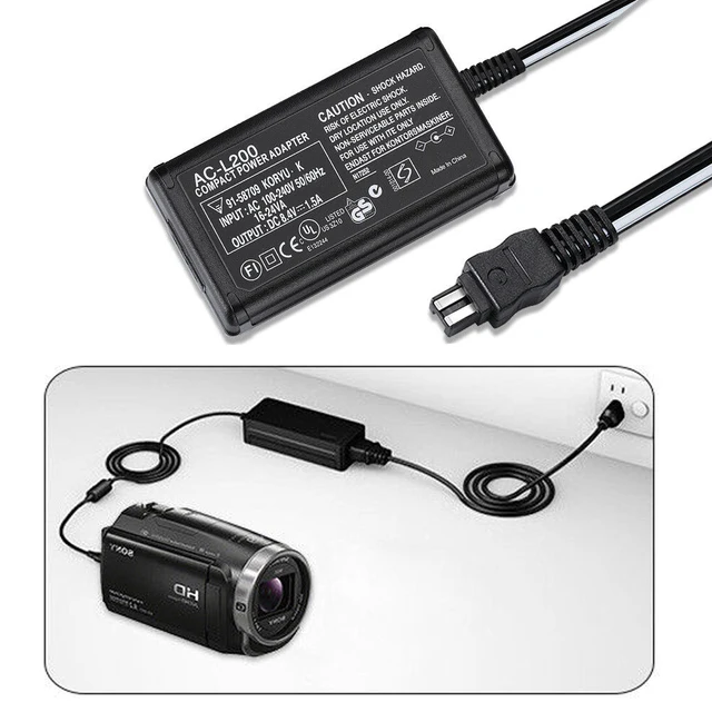 Alimentatore AC-L200 Per Fotocamere Sony Handycam - Compatibile Con Modelli DCR, HDR E DVD - Foto 11