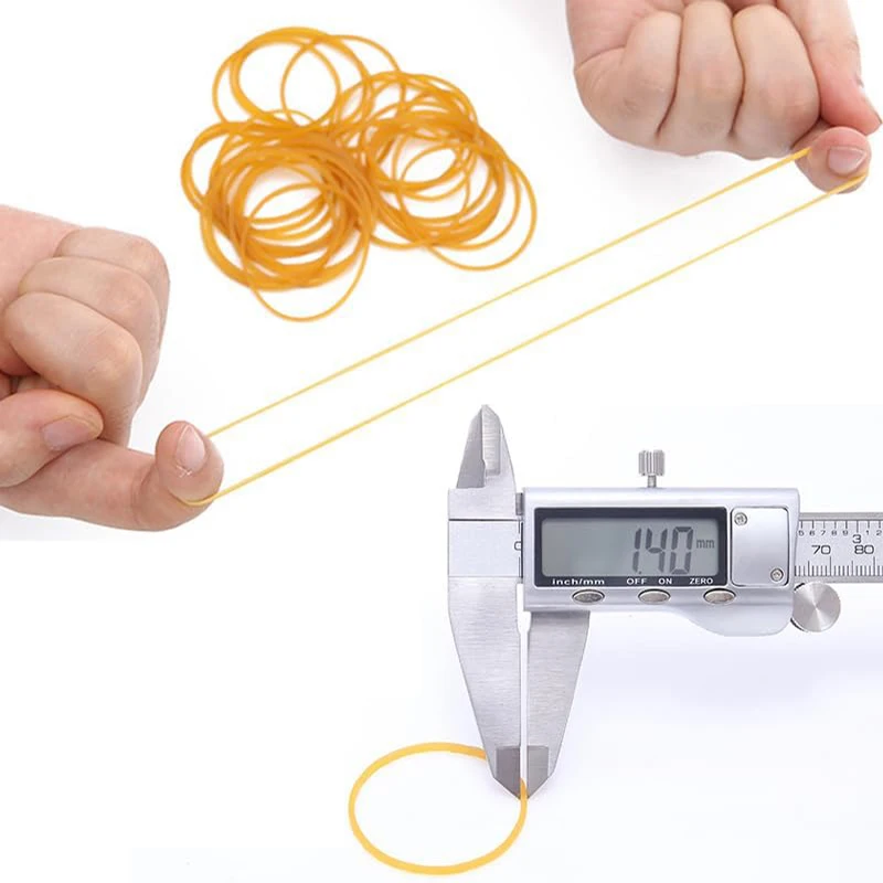 Bulk Pack of Soft Elastic Hair Bands - Durable and Versatile Rubber Fasteners