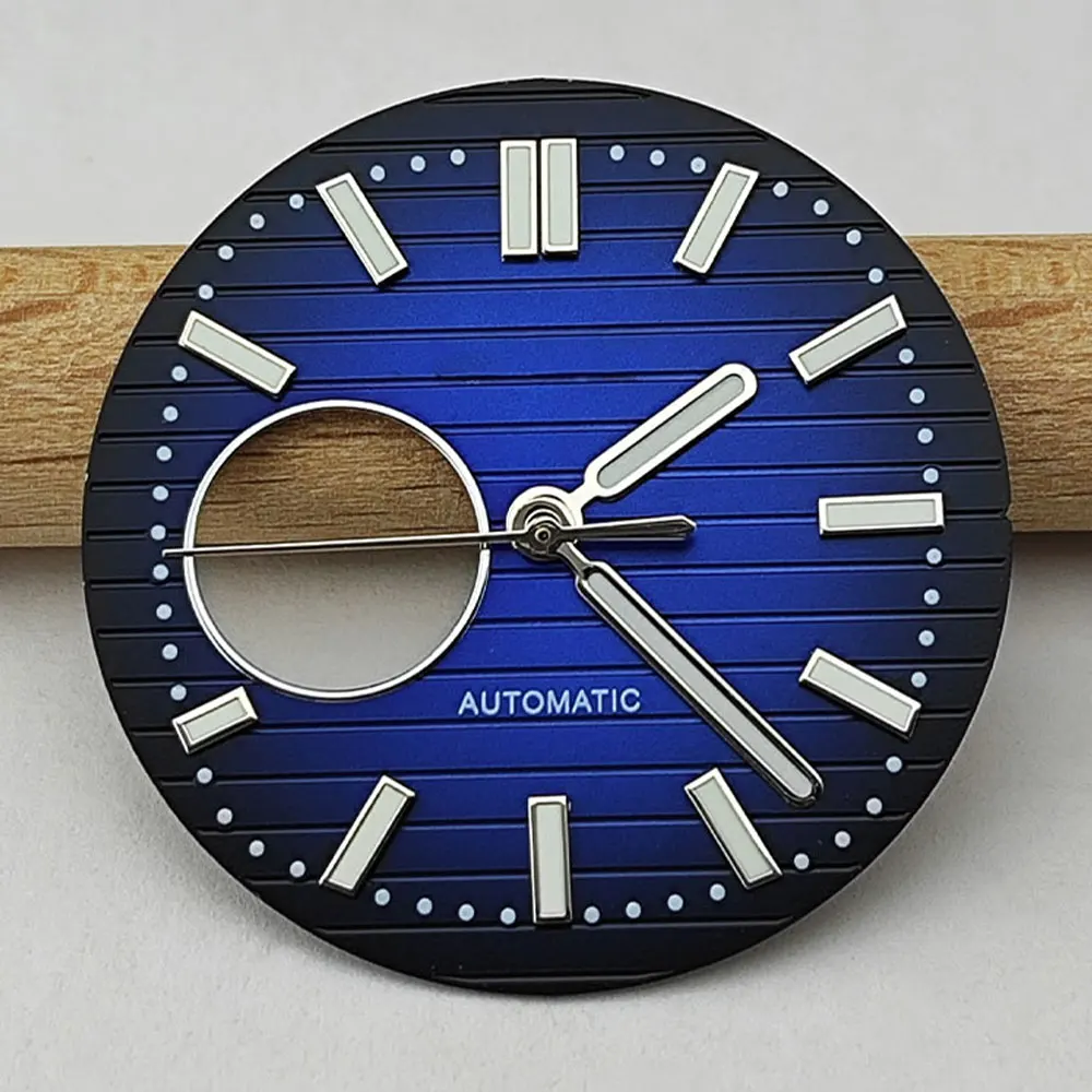 NH38 30.5mm Nautilus S dial Watch Green Luminous Accessories For NH38 Movement Watch Repair Tool watch cover watch case watch protective cover watch protective case watch screen protector case