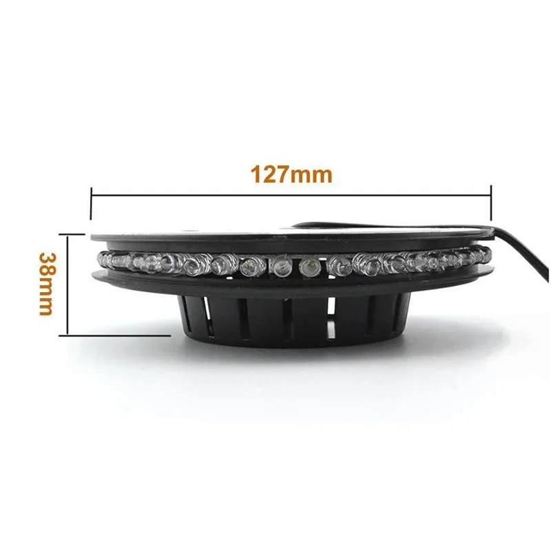 Hot Mini 48 LEDs 8W RGB Sunflower Laser Projector Lighting Disco Wall Stage Light Bar DJ Sound Background Christmas Party Lamp