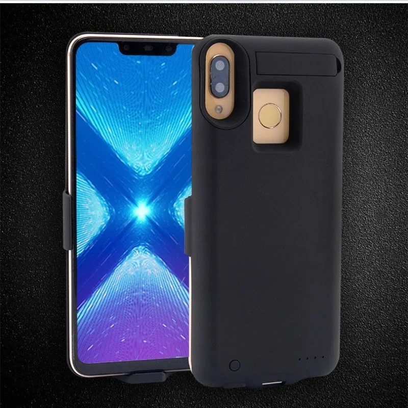 6500mAh 10000mAh For Honor 8X 배터리 케이스 For Honor 8X 배터리 케이스용 외부 백업 충전기 커버 보조베터리