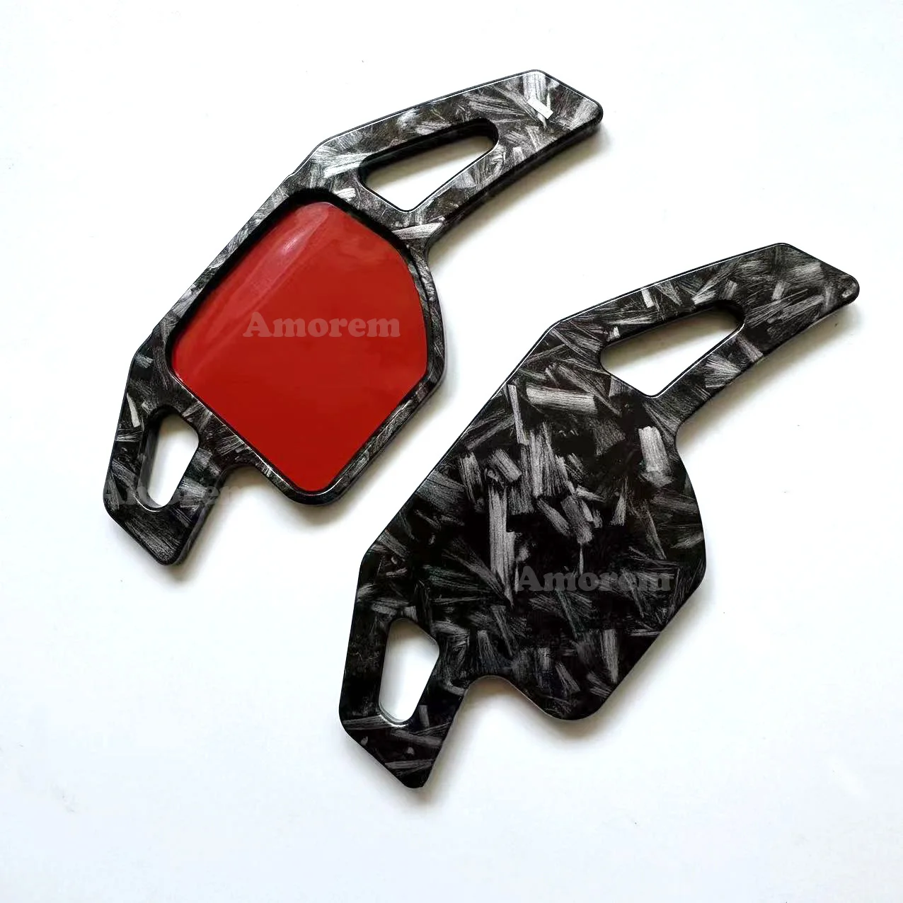 Steering Wheel Shifter Steering Wheel Paddle Extension Carbon Fiber Print Steering Wheel ABS Paddle Shift For Seat Leon Cupra 4F 5F MK3 MK4 Ibiza 6F Arona Ateca Leon ST Alhambra