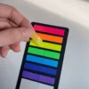 1pcs Fluorescent Color Sticky Notes PET Translucence Memo Pad Adhesive Planner Diary Stickers Office Index Post School F7059 5