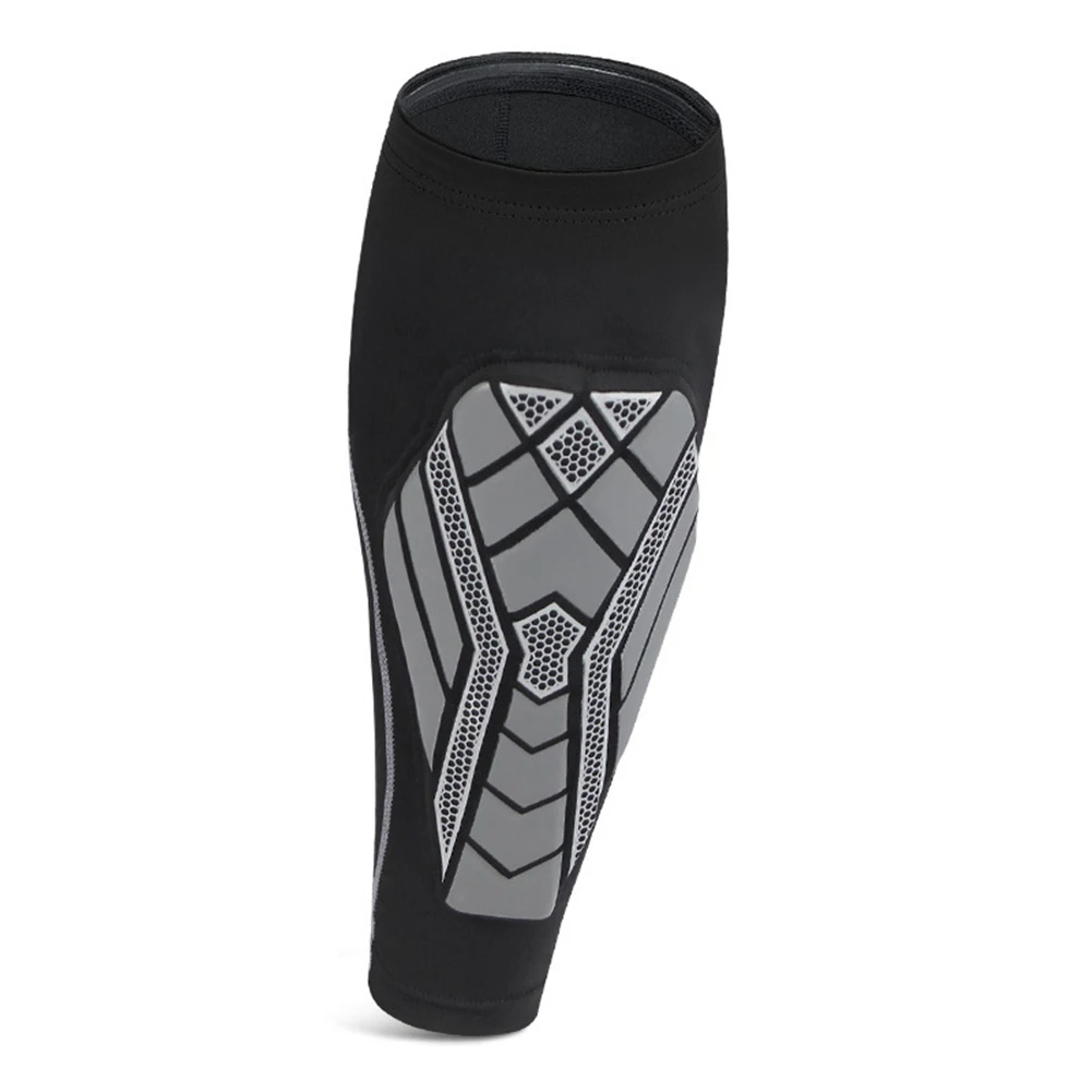 Sport Soccer Shin Guard Pad Sleeve Sock Leg Support Football Compression Calf Sleeve Shinguard 1x For Adult Teens Anti-Collision
