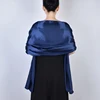 Fashion Satin Evening Dress Neck Guard Long Silk Scarf Sunscreen Beach Cape Women Winter Thin Tassel Party Cloak Warm Shawl V87 5