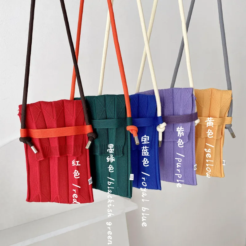 Small Messenger Canvas Tote Bag with Long Straps