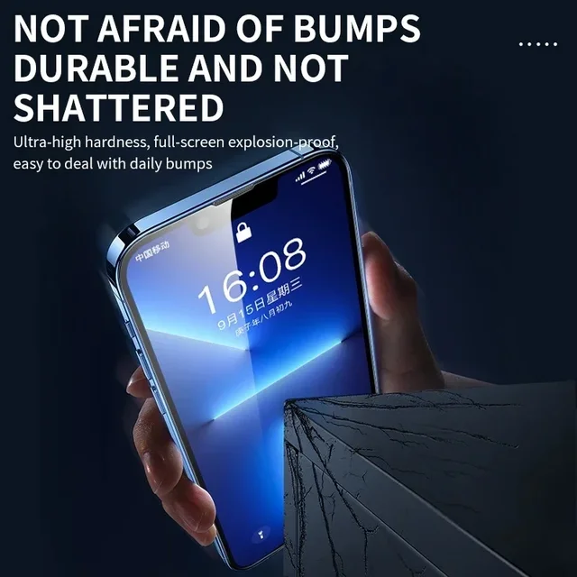 3Pcs Tempered Glass for iPhone 14 13 12 11 15 Pro Max Mini Screen Protector for iPhone XR X XS MAX 7 8 Plus 16 Protective Glass 3