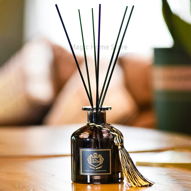 2 Pack Reed Diffuser Sets Bathroom Decor Fragrance with 6 Reed Diffuser Sticks Home Fragrance Essential for Bathroom Accessories 4