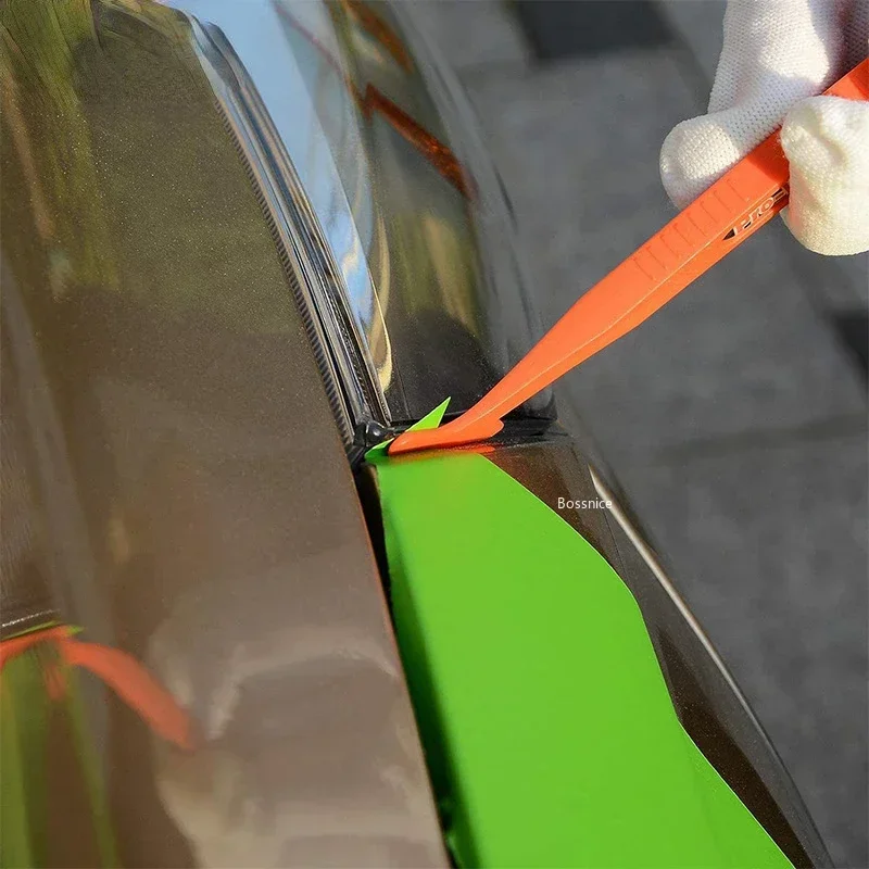 Car Wrap Stick Magnet Micro Squeegee Car Vinyl Wrap Soft Magnet Plastic Scraper Stick Window Decal 3/6Pcs,car wrapping tools,vinyl squeegee,car vinyl scraper,automotive film tools