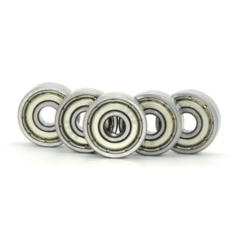 Miniature Bearings double shield miniature high carbon steel bearing 608zz 623zz 624zz 635zz 626zz 688zz 3D printer parts 608 Bearing 10PCS ball bearings mini ball bearing