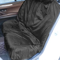 Car Black Seat Cover Repair Pull Cargo Waterproof Antifouling Dust Covers Steering Wheel Protective Cover Universal Boot Car Mat 3