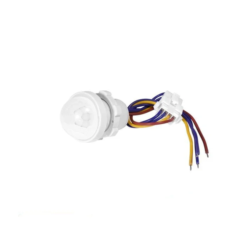 가정용 실내 야외 적외선 모션 센서, 시간 지연, PIR 스위치, LED 민감한 야간 램프, 110v, 220v