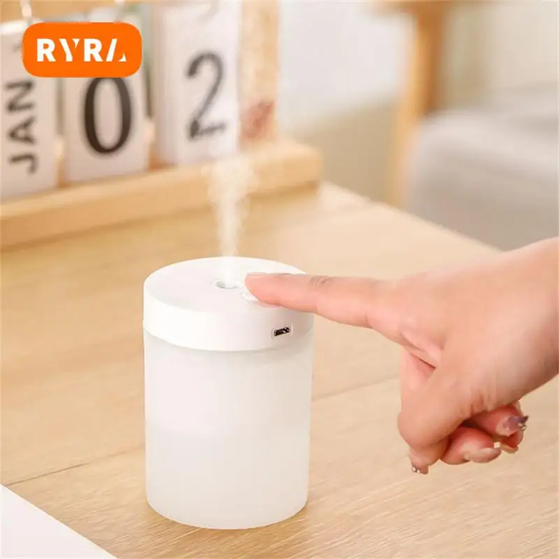 

Humidifier Large Mouth Diameter Warm Ambient Light For Comfortable Sleep Humidifiers Mute Warm Atmosphere Indoor Vehicle Mounted