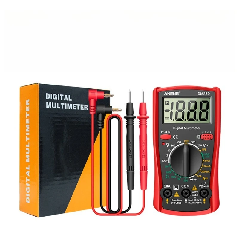 Multimètre numérique haute précision - Voltmètre ampèremètre portable