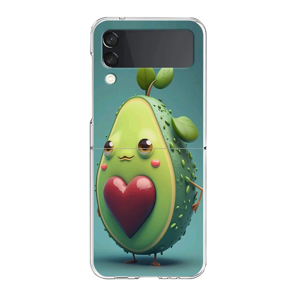 Avocado Hard Shell Transparent Shockproof Phone Case