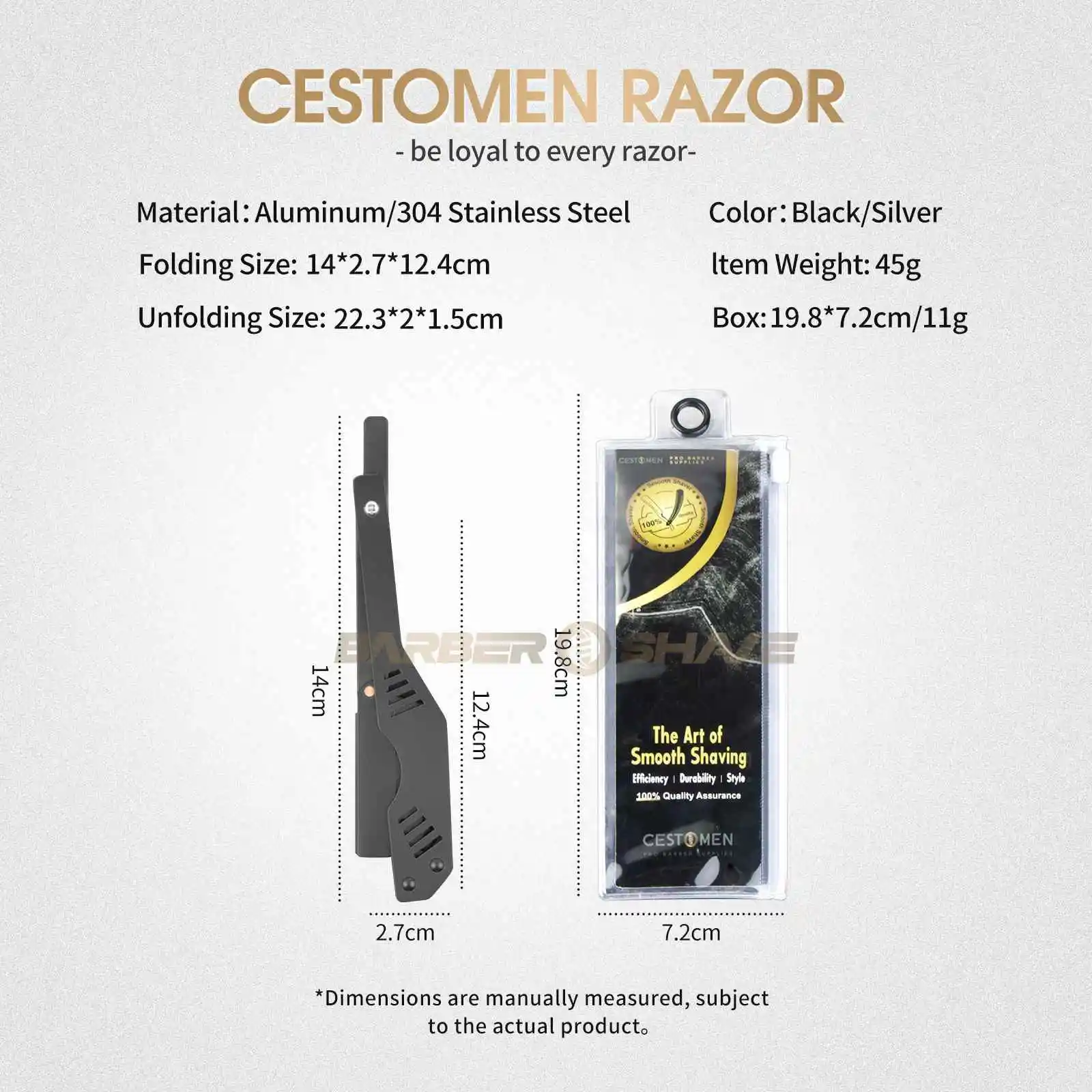 접이식 스테인레스 스틸 스트레이트 면도, 남성용 헤어 수염 스타일링, 알루미늄 면도기, 이발 액세서리, 신제품