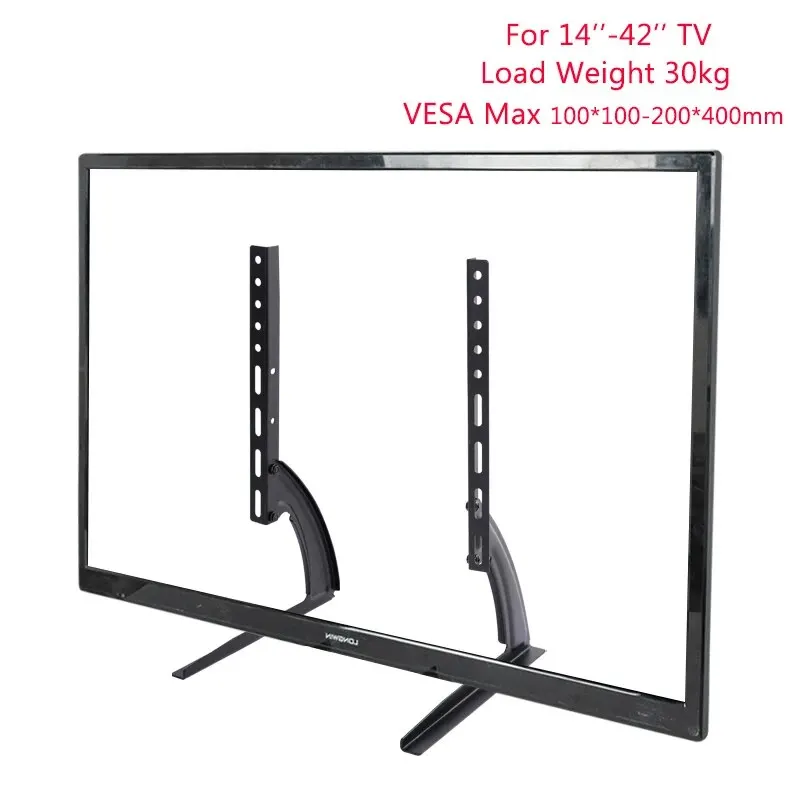 Universal TV Stand Legs TV Feet for LCD /LED/OLED/Plasma TVs, Table Top TV Stand Pedestal Riser for Flat&Curve Screen