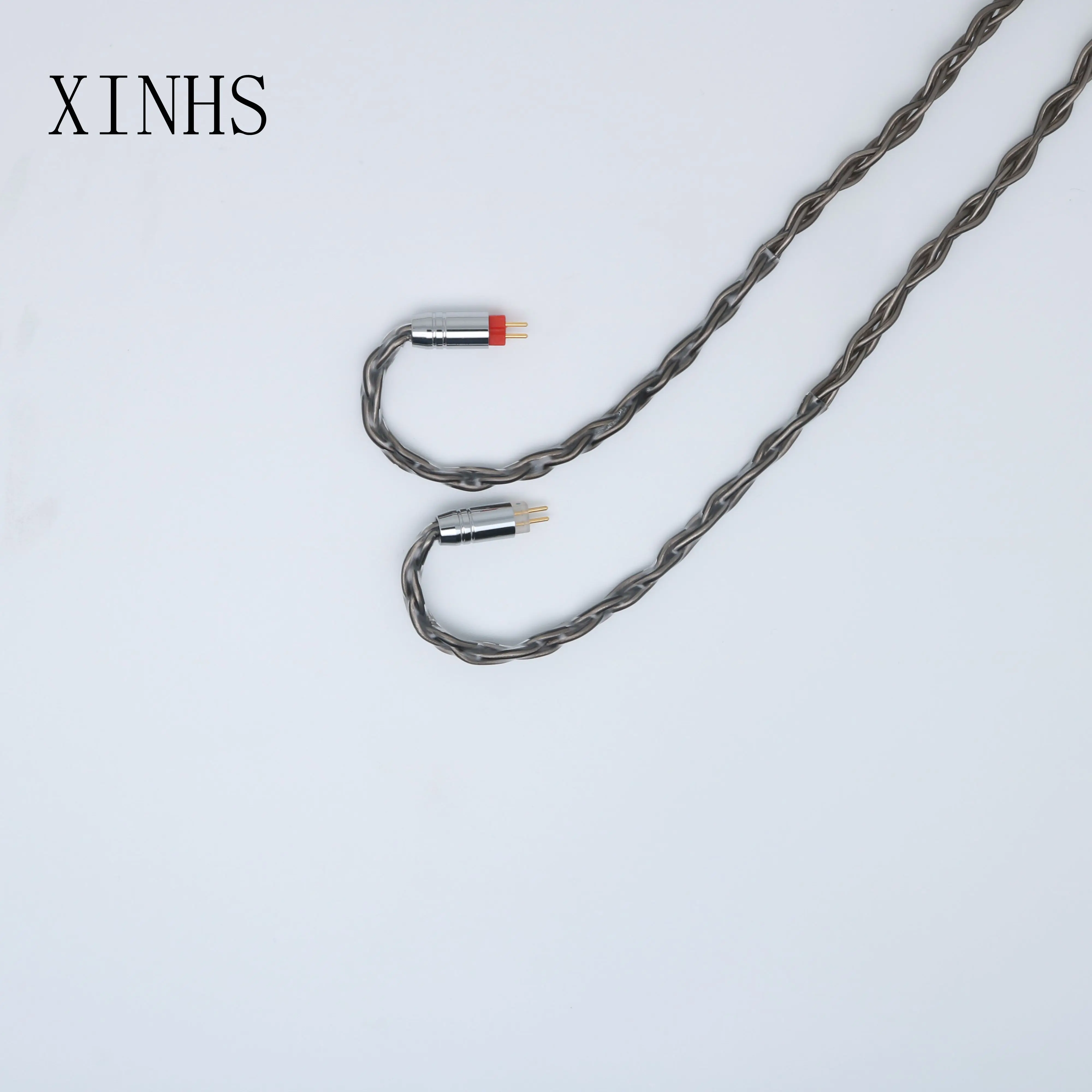 シルバーメッキHi-Fi iemインイヤーイヤホンモニタリングケーブル
