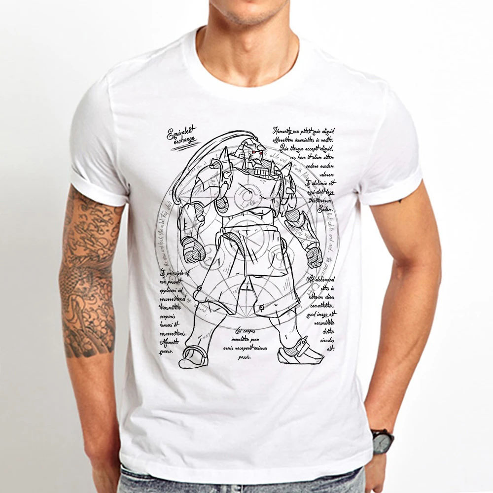 Camiseta de manga corta para hombre, prenda de vestir, de