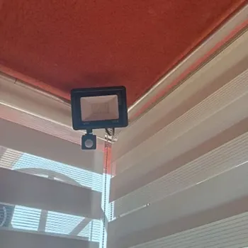 Led Spotlight 220V With Motion Detector Outdoor Lighting 10W 20W 30W 50W 100W External Sensor Flood Light Garage Flashlight Lamp