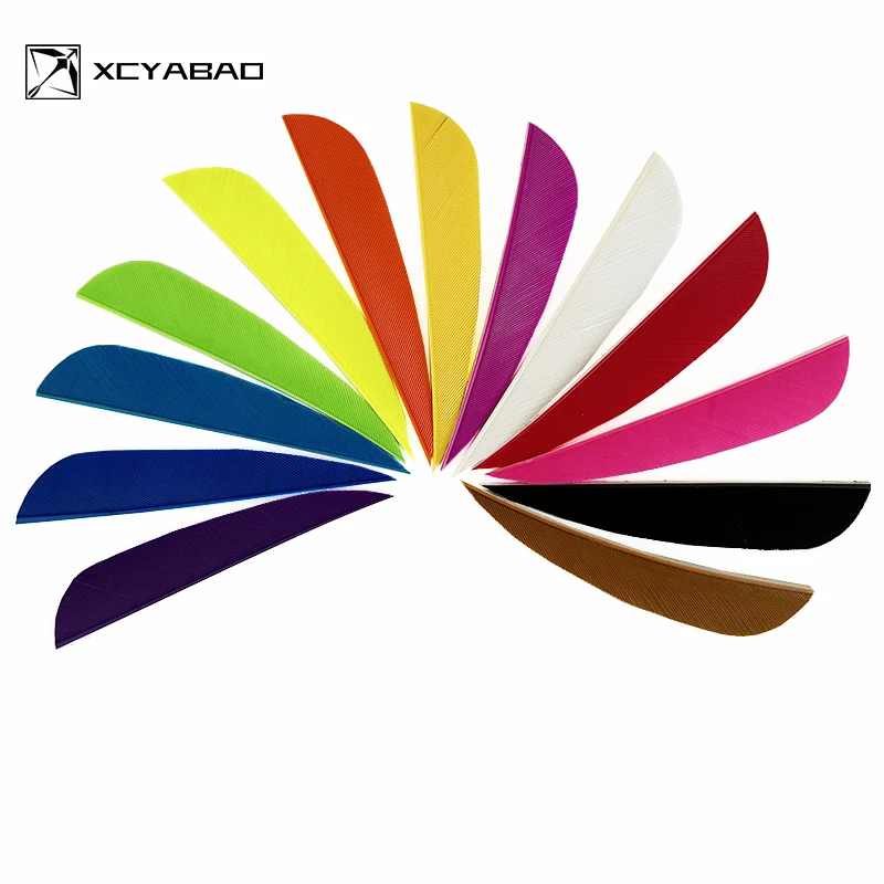 

50Pcs 3 Inch Turkey Feathers Archery Arrow Fletches Vanes Right Wing for Hunting Archery Accessories Parabolic Shape