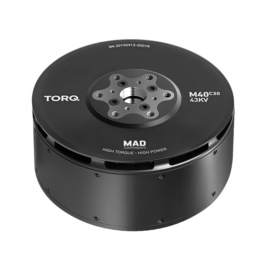 

MAD TORQ M40 PRO V3.0 KV10 KV43 KV86 70KGS Large Powerful Heavy Lift Waterproof Drone Motor
