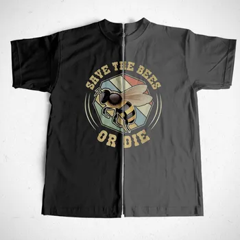 Save The Bees Or Die Cotton T-Shirts