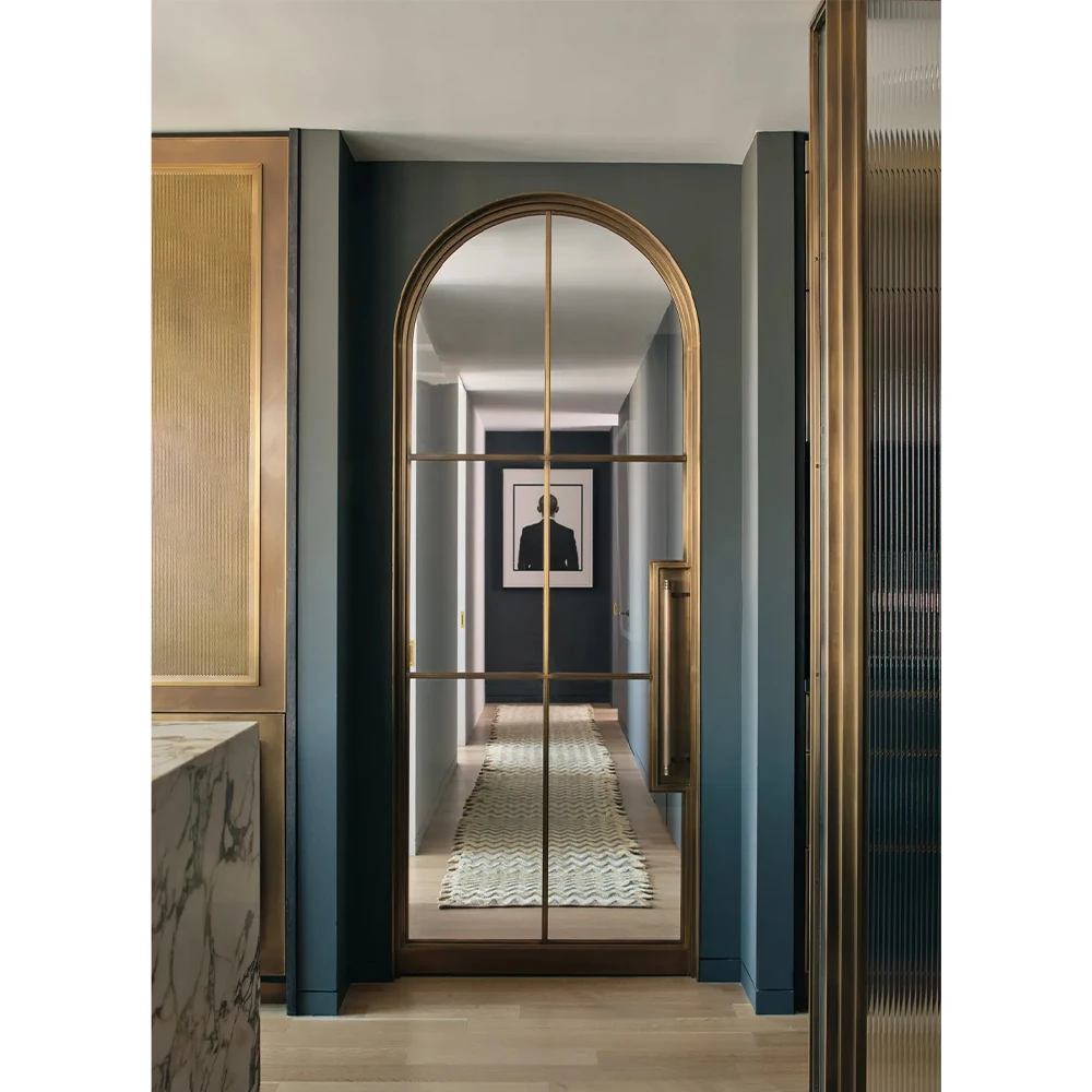 Slim style arched brass French hinged door for interior steel swing glass  doors with grilles - AliExpress, image size:1000x1000