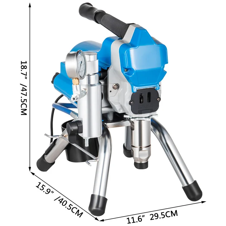 

High pressure airless paint spraying machine small latex paint spraying machine