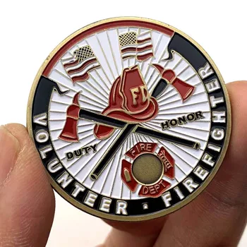 American Volunteer Firefighters  Commemorative Coin
