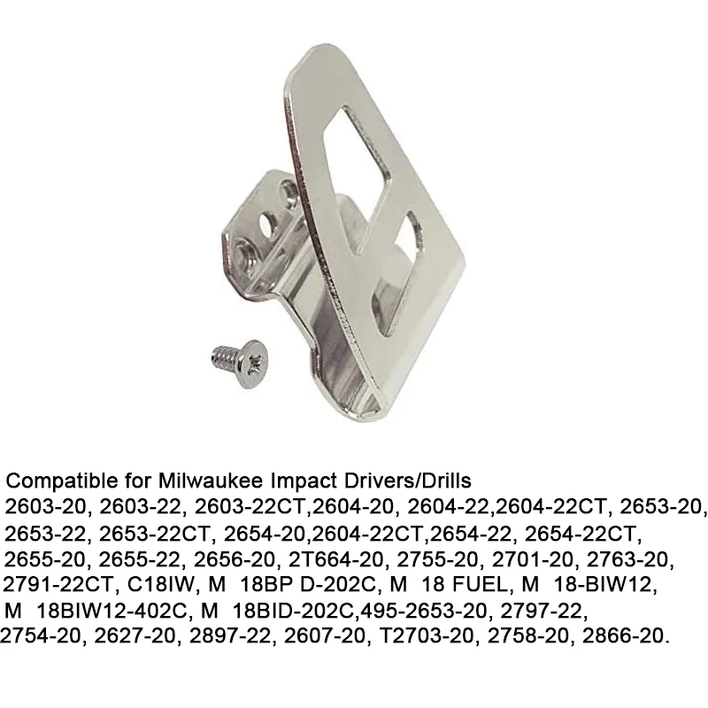 Milwaukee Belt Clip for Cordless M18 Drill and Impact 48-67-0015 - The Home  Depot