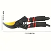 Professional 8.27 "Carbon steel Trimming scissors - sharp SK-5 blades with comfortable handles, durable for home gardens 5