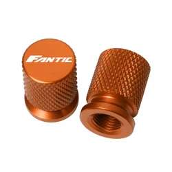 Motorcycle Tire Valve Cap Set - Durable and Stylish Alloy Caps for Enhanced Protection (2 - Pack) (Orange)