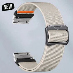 Nylon Sport Strap for Garmin Watch - Universal Fit 22mm & 26mm, Men & Women Bracelet Accessory (StarS)