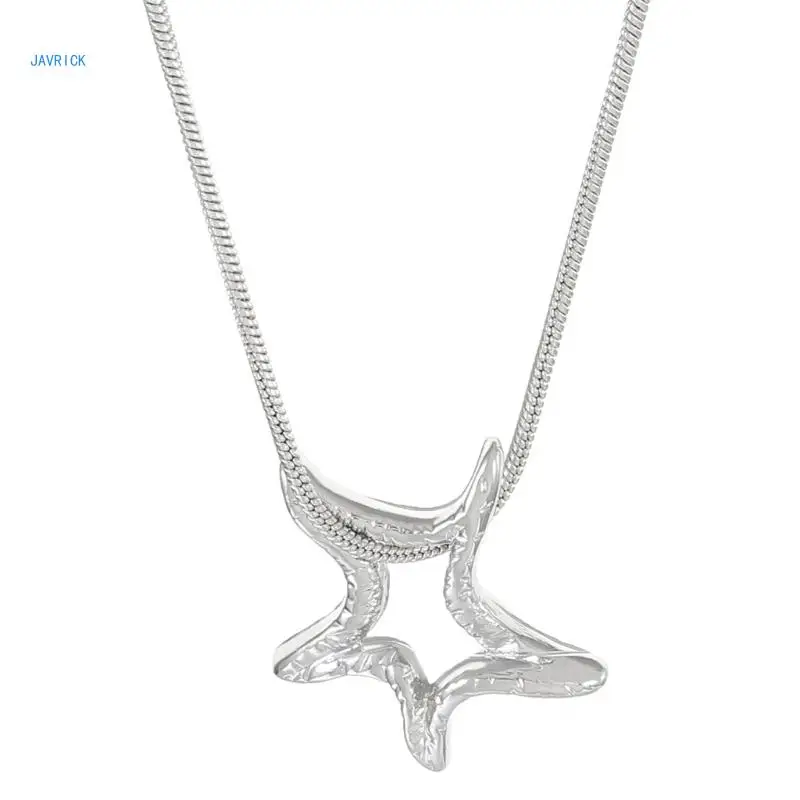 

Fashion Irregular Star Pendant Necklace Adjustable Choker Simple Collar Necklace Party Jewelry Sweet Cool Clavicle Chain