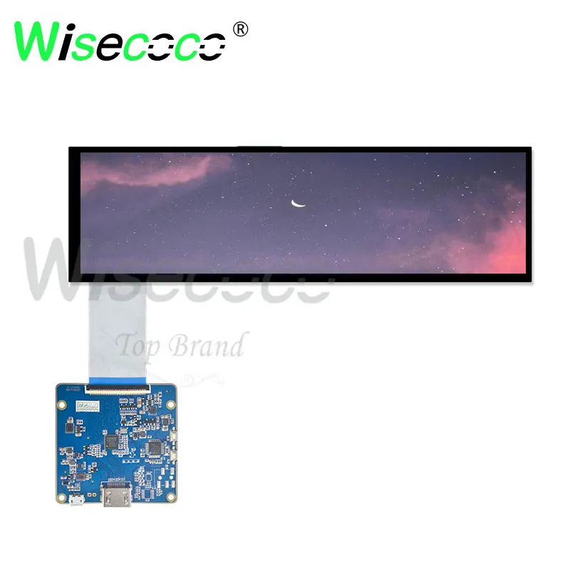 8.8 Inch Long Strip LCD Screen 1920x480 IPS Monitor Display for AIDA64 CPU  GPU