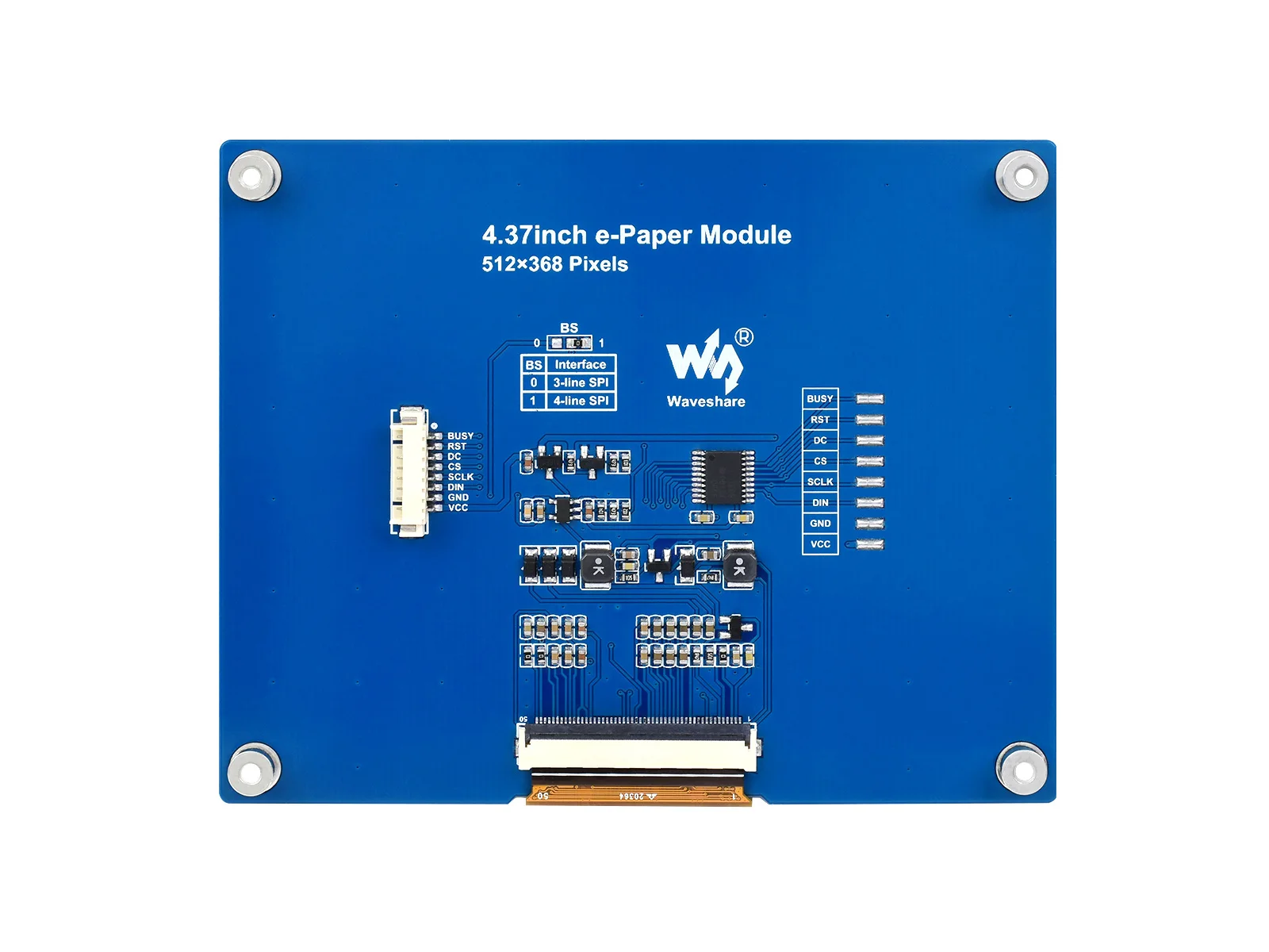Waveshare 4.37 ġ    (G), 512  368, , , ,  , þ߰, ̿ 