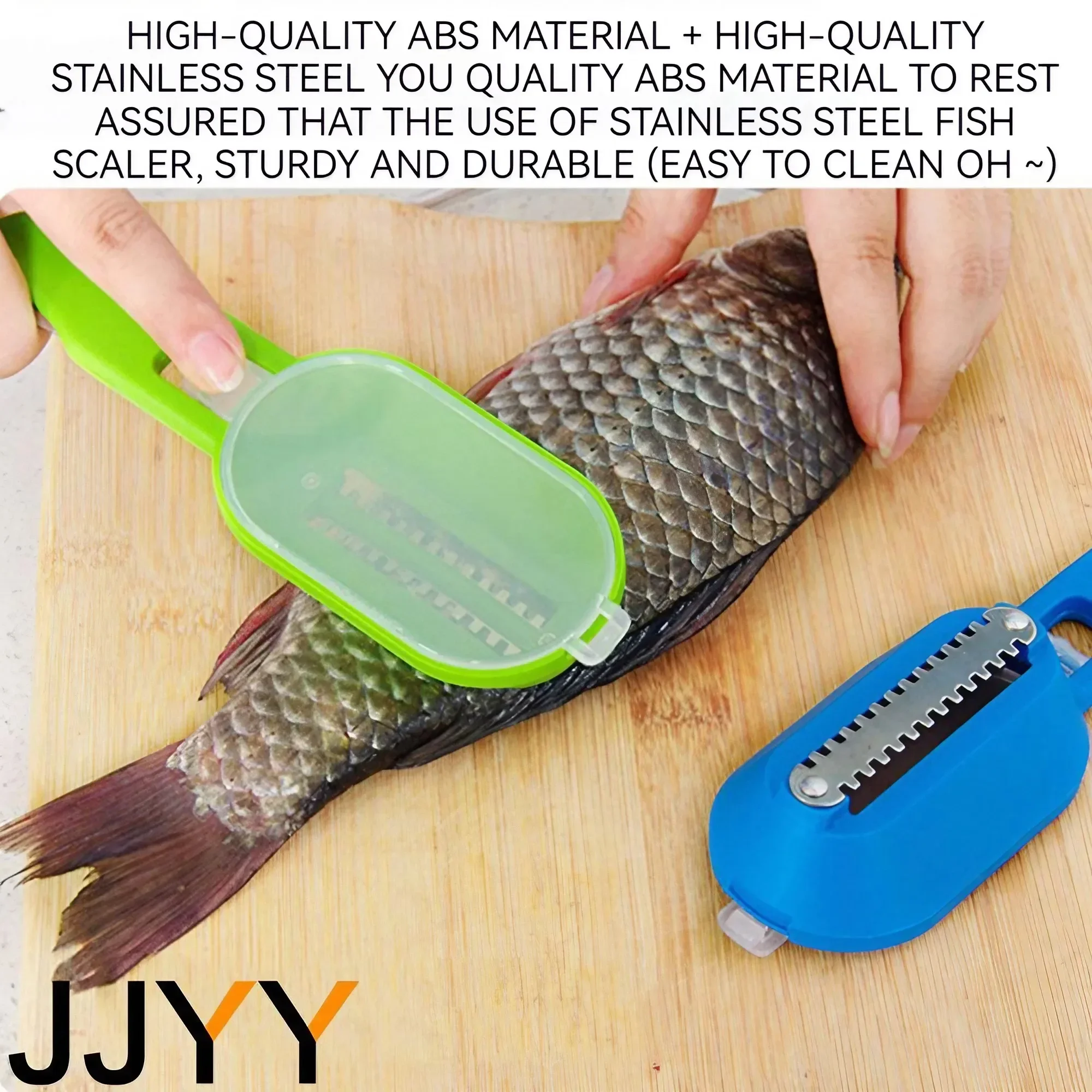 Fish Skin Brush Fast Remove Fish Scale Scraper Planer Tool Scaler Fishing Knife Cleaning Tools Kitchen Cooking Accessorie