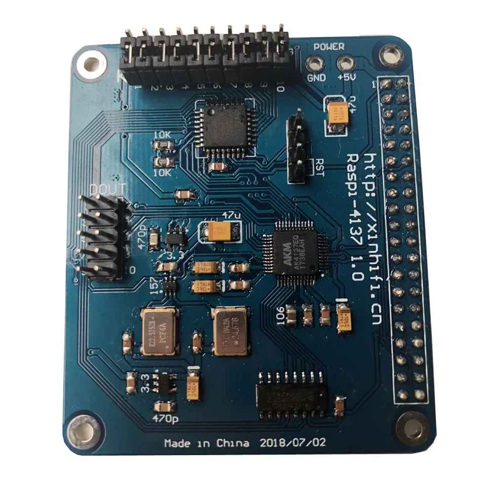 Dlhifi Ak4137 Raspberry Pi Scheda Dedicata Soluzione Di Trasmissione Digitale Supporta I2S 32Bit 384K Dsd256 Volumio Moode
