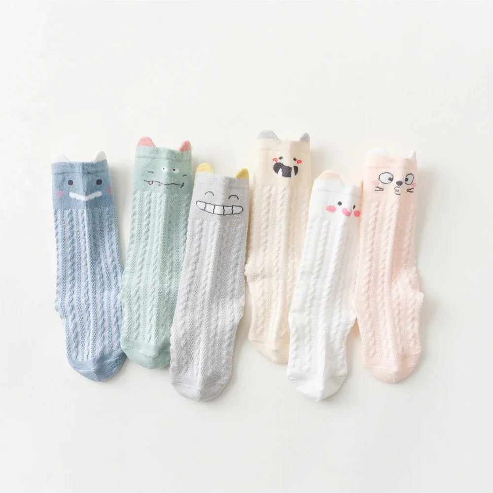 Baby Socks With Mesh Girls Boy Knee High Long Socks Infant Anti Mosquito Sock Newborn Kids Soft Breathable Floor Sock Summer