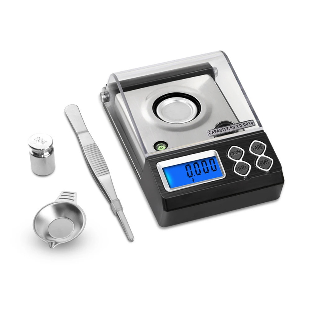 

Pocket Scale 0.001g Precision Digital Electronic Gold Jewelry Carat Diamond Balance Mini Mg Scales Portable Weighing