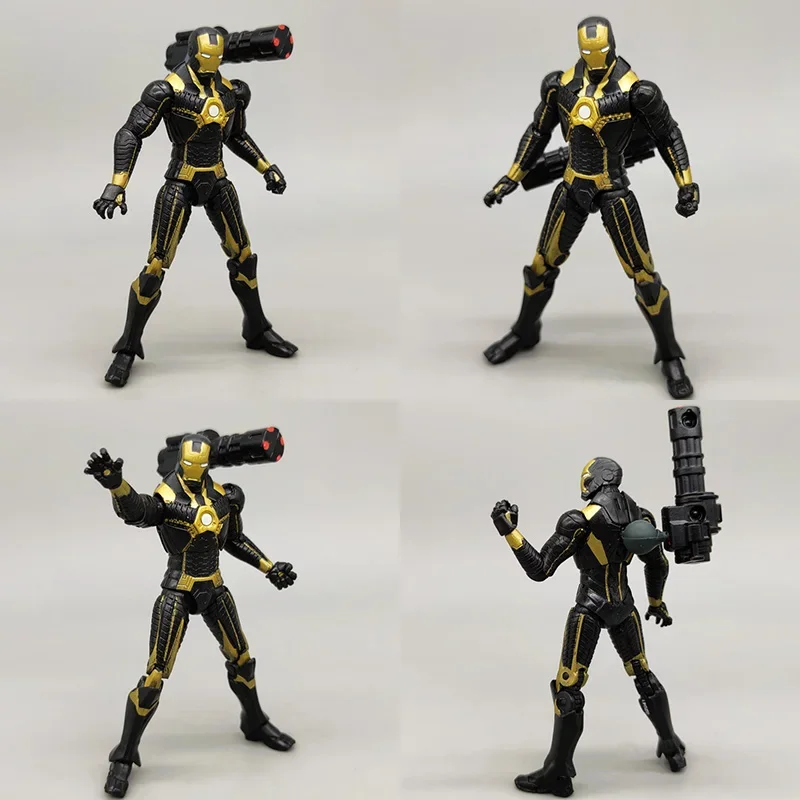 Genuine Marvel The Avengers Action Figure 3.75 Inch Iron Man Model Mk5 Dark Armored War Machine Action Figure Collection