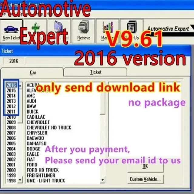 Software automotriz Expert v11.33 v9.61, el mejor software de gestión de la tienda, tiempo sin caducidad, parche, ayuda gratuita a instalar el Software automotriz, el más nuevo