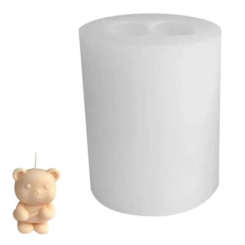 

Animal Resin Molds Bear Aromatherapy Resin Mold Silicone Handmade Candle Making Mould Casting Soap Mold Silicone Fondant Mold